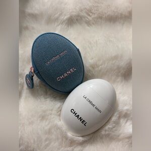 CHANEL La Crème Main Hand Cream with Denim Pouch